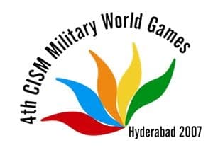 4th CISM Military World Games, Hyderabad 2007 logo