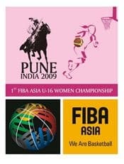 FIBA Asia U-16 Women's Championship, Pune 2009 logo