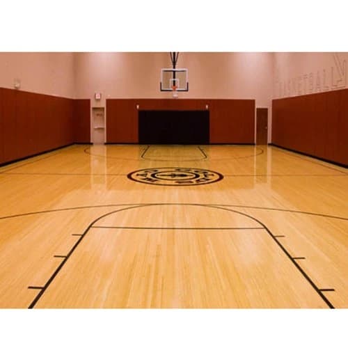 Floating hardwood maple flooring system