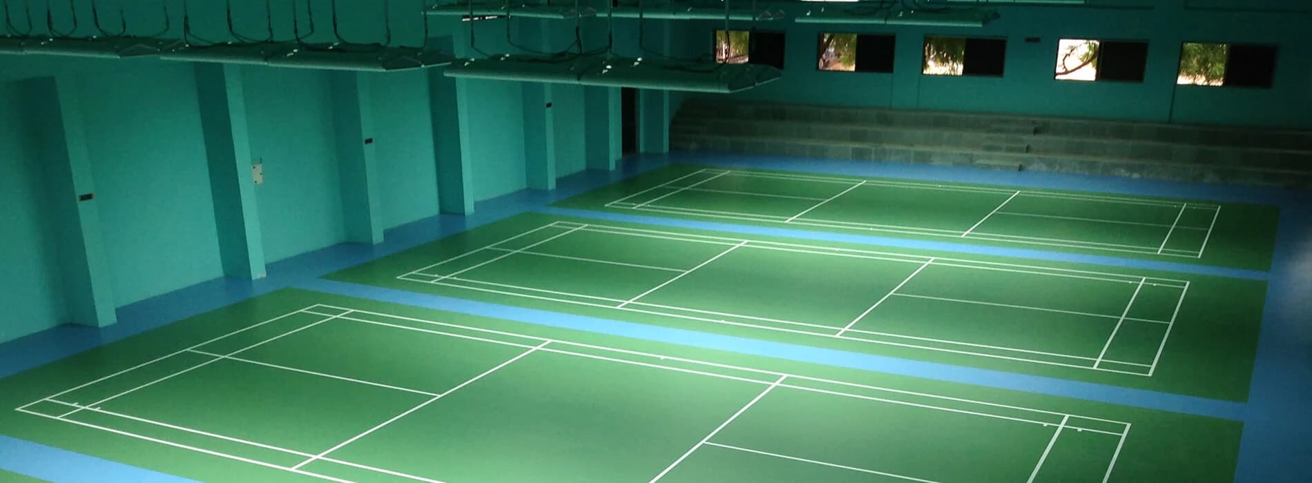 Taraflex Sports M Performance on indoor badminton courts