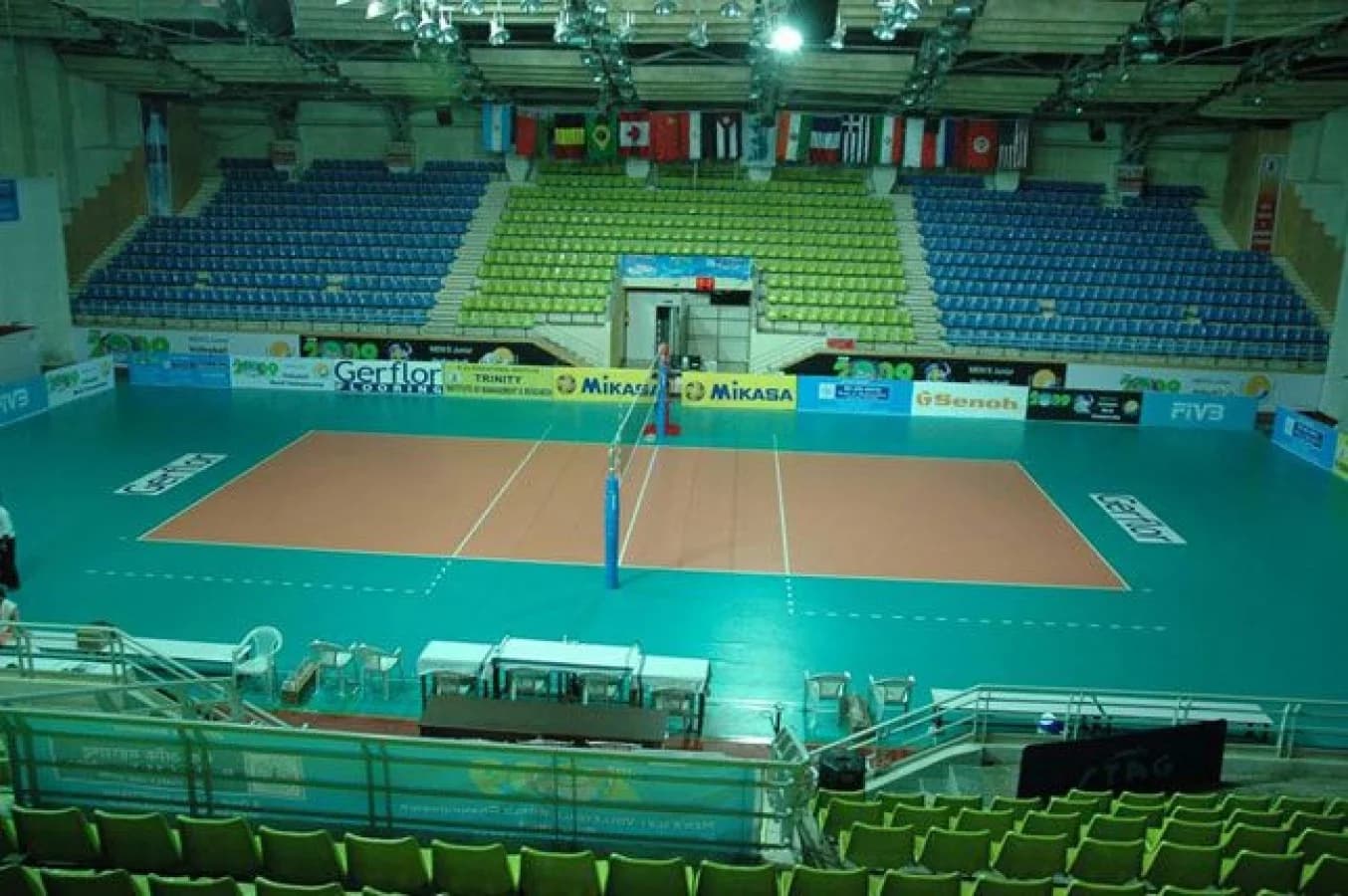 Taraflex Sports M Evolution at an international volleyball arena